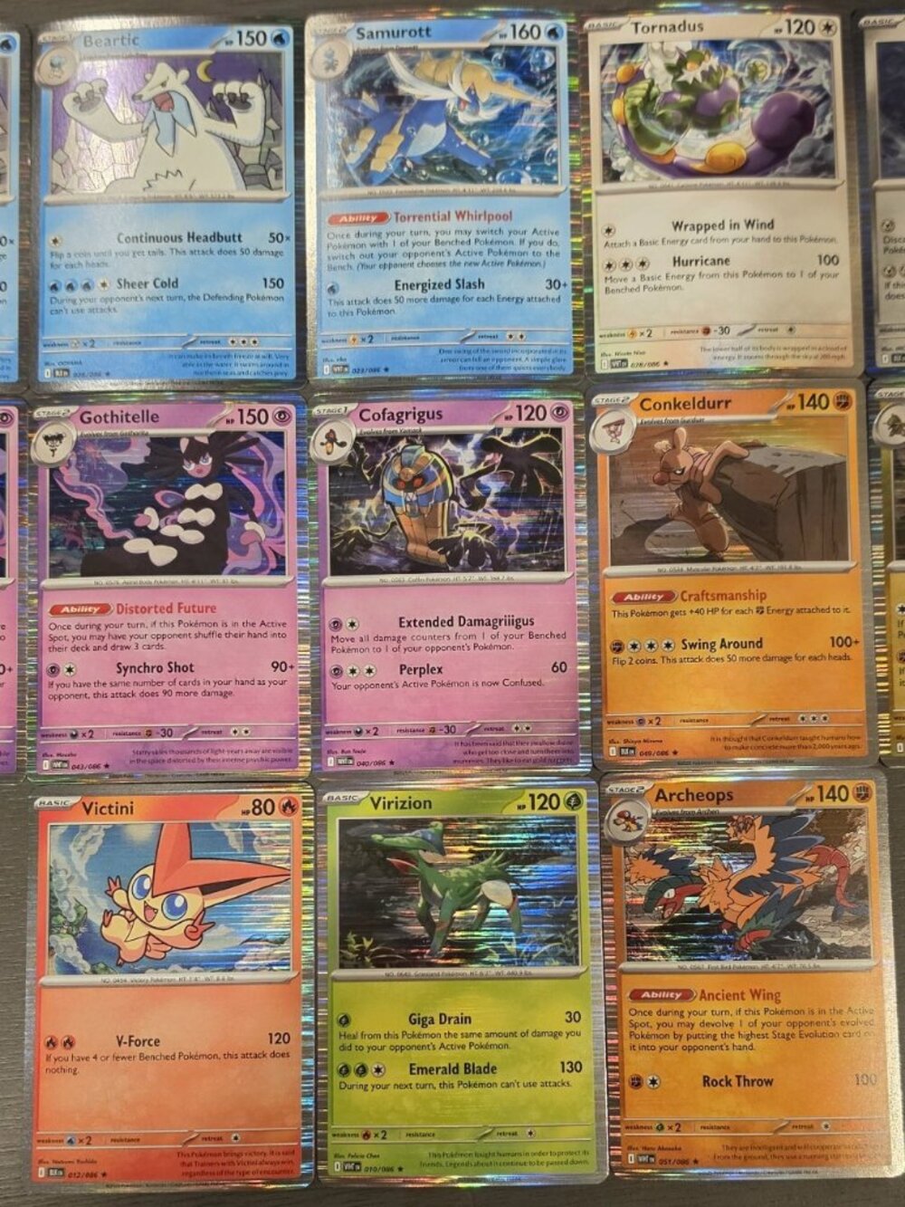 Nintendo Pokemon TCG Legendary Treasures 11-Card Holo Lot English 2012